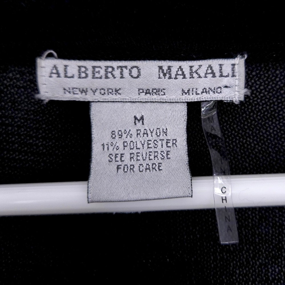 Alberto Makali Open Front Cardigan MEDIUM Drapey Long Sleeve - Picture 6 of 10